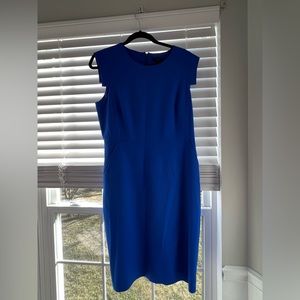 J Crew Cobalt Blue Resume Dress